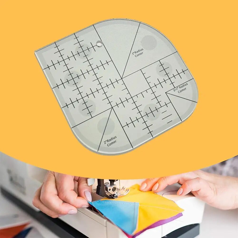 Acrylic Sewing Tailor Ruler Patchwork Ruler Template Measurer Tailor ...