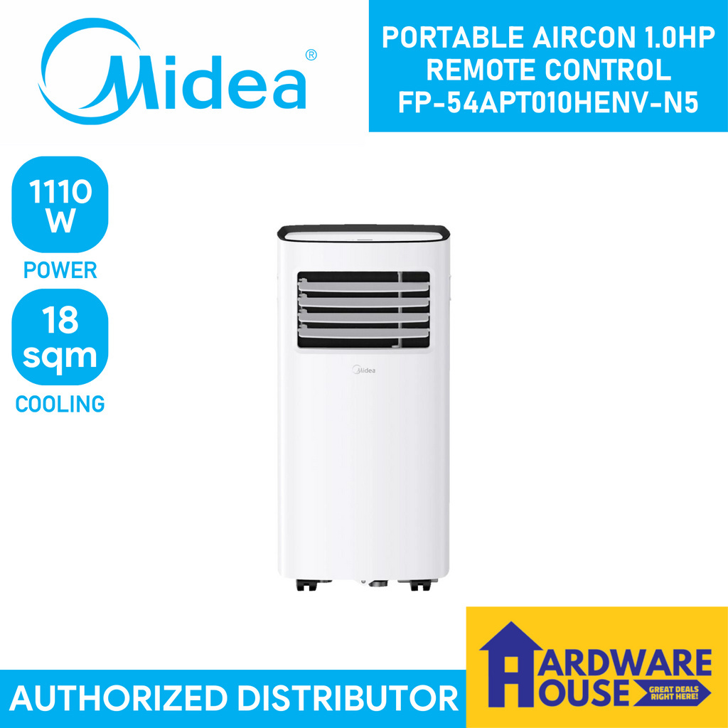 ORIGINAL MIDEA Portable Aircon 1HP Remote Wireless Control With Timer ...