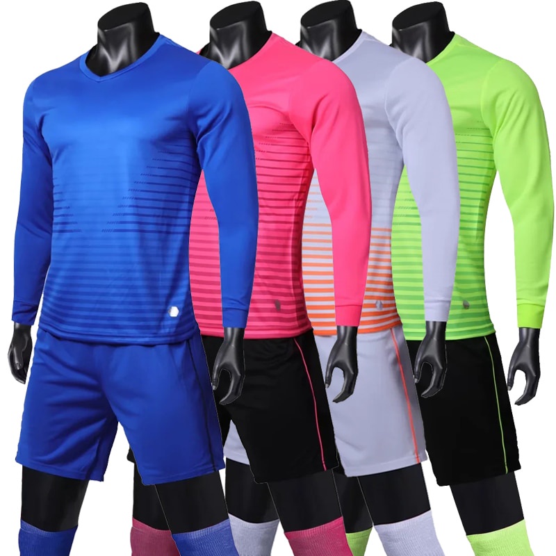 ♠Children Adult Football Jersey Breathable Boys girls Men Soccer