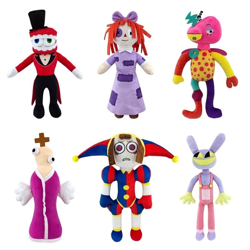 Lovely The Amazing Digital Circus Plush Toy Doll Pomni Caine Jax ...