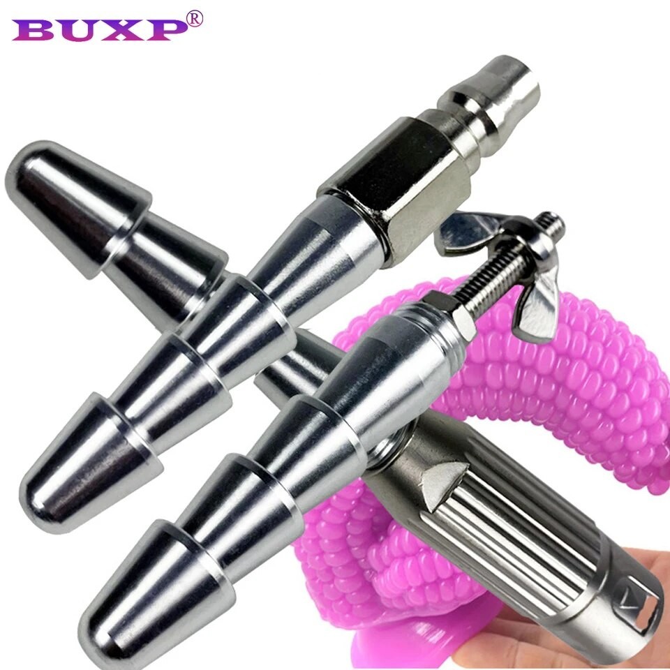 Buxp Sex Machine Metal Attachments For M6 Screw 3xlr Vac U Lock Diy Dildos Anal Stimulation 0157