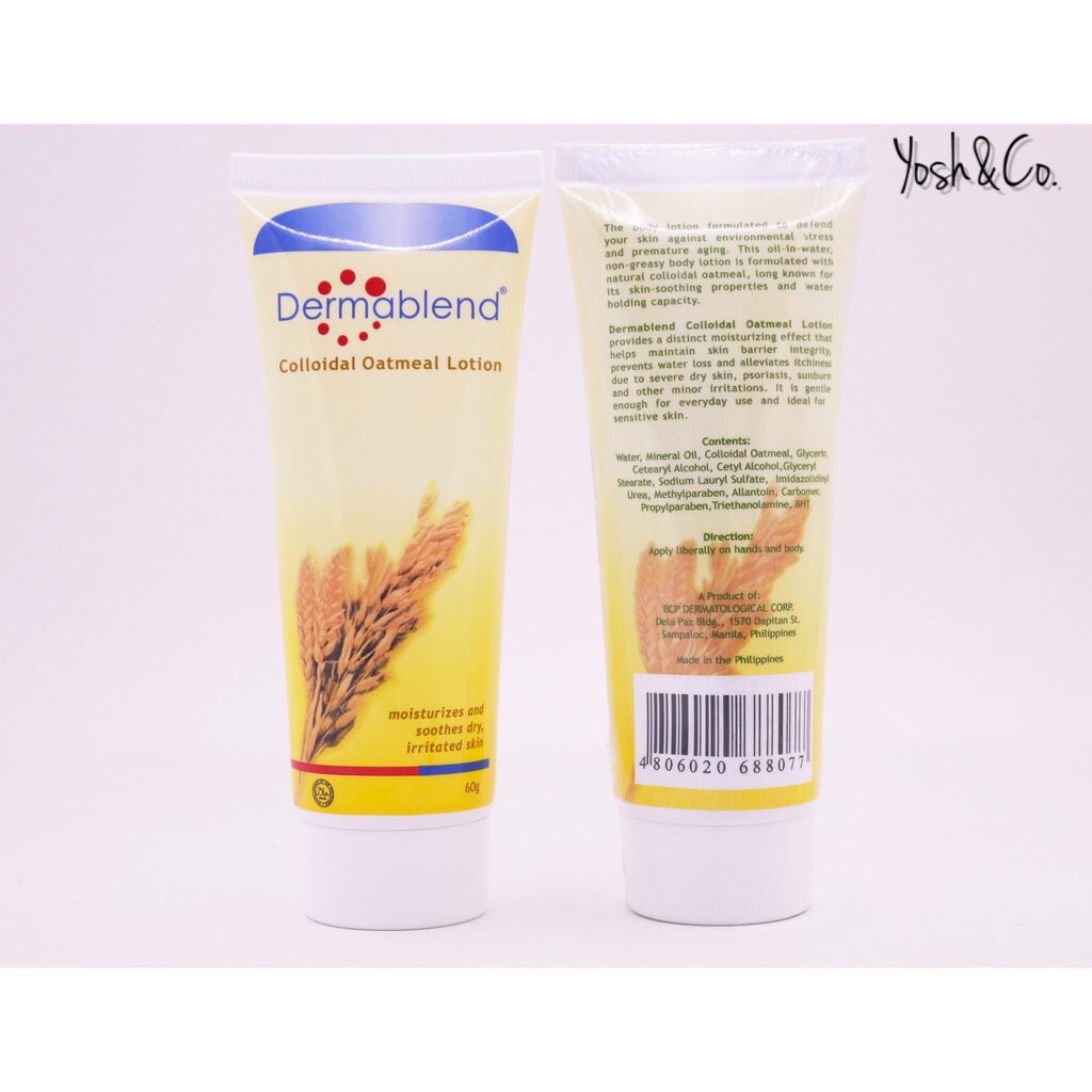 2024 Oatmeal Lotion Colloidal 60g Dermablend Shopee Philippines