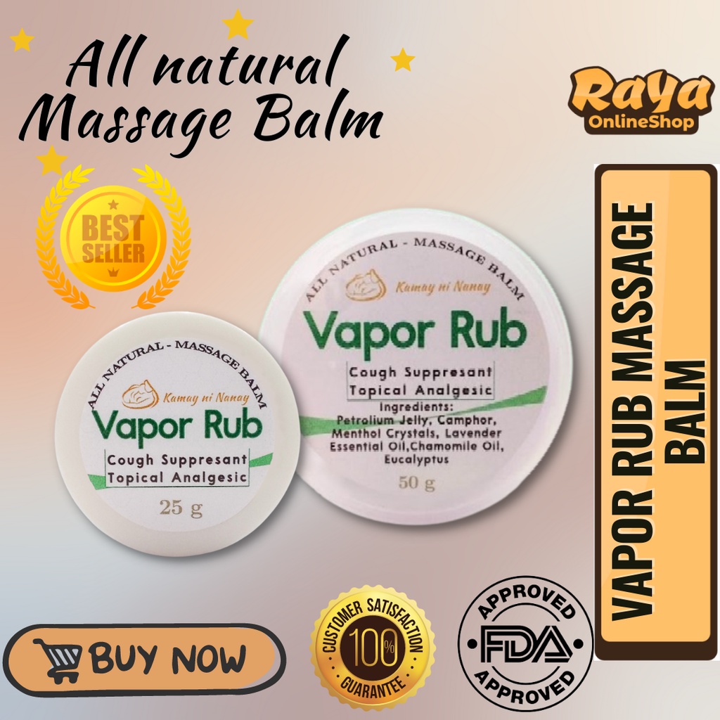Vapor rub Kamay ni Nanay Vapor rub for baby Vapor Rub for cough Pain reliever Baby rub for baby