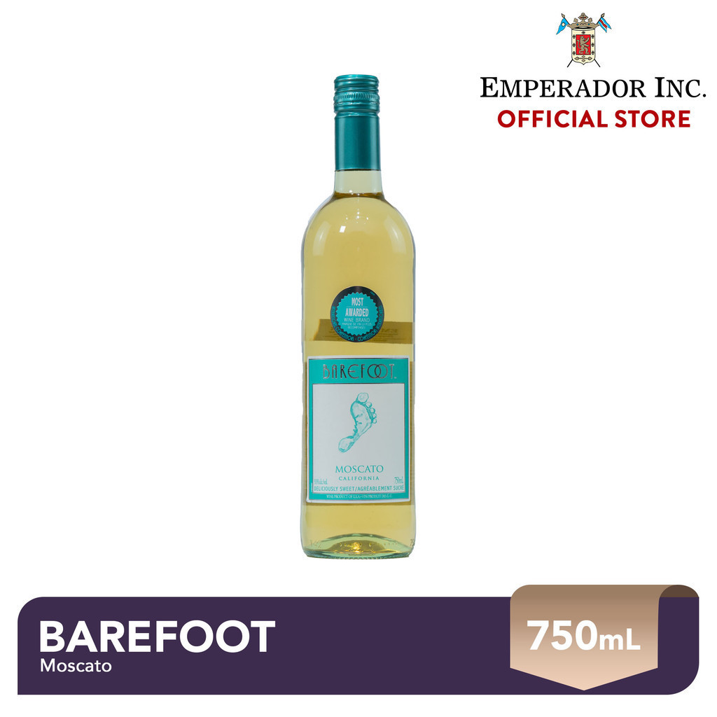 Barefoot Moscato White Wine 750ml Shopee Philippines