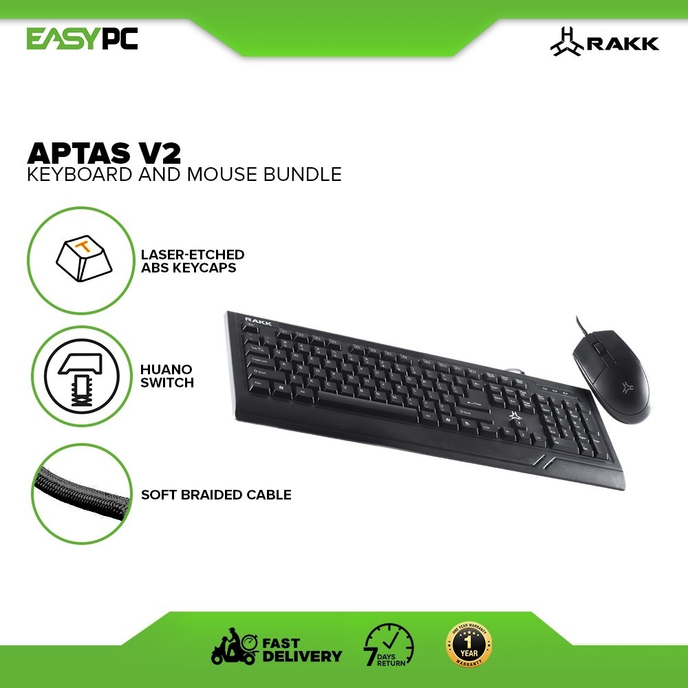 In stock for RAKK Combos EasyPC Computer Bundle V2 Keyboard Basic Pc ...