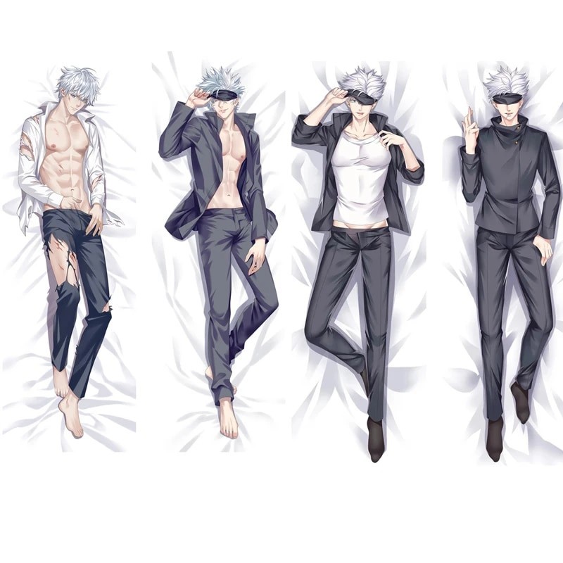 Anime Pillow Case Jujutsu Kaisen Gojo Satoru Dakimakura Hugging Body Pillow Case Peachskin Pill 3893