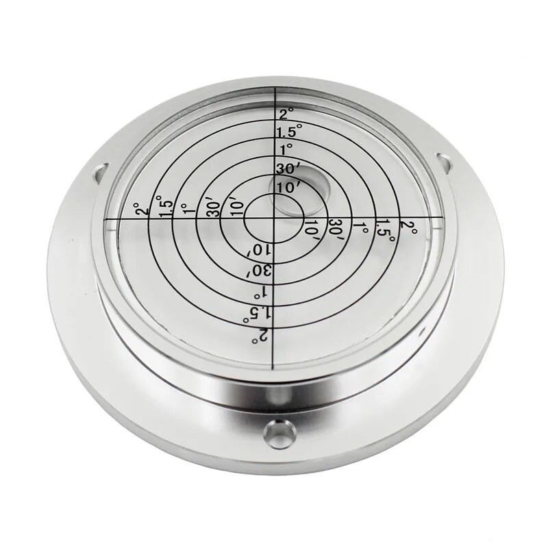 ☺HACCURY high precision metal disc level crane level bubble Size