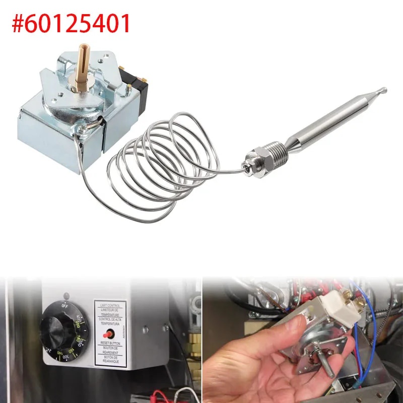 60125401 Thermostat, 200400F, Rx Millivolt, Compatible with Brands