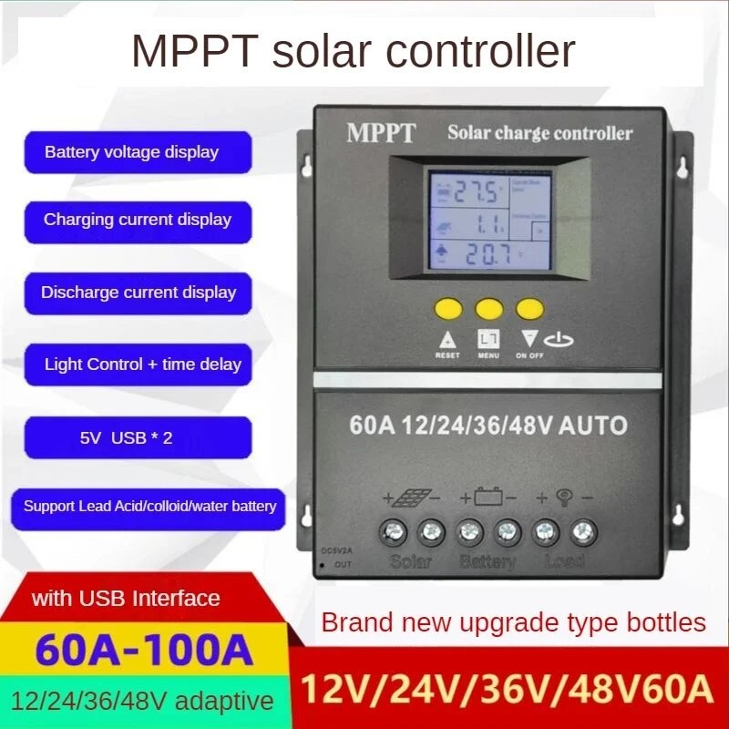 MPPT Solar Charge Controller with Advanced Maximum Power Point Tracking ...