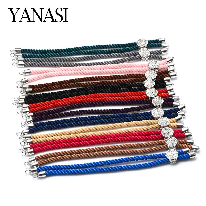 Wholesale 12 Colors Black Red String Woven Rope Macrame Cord Chain ...