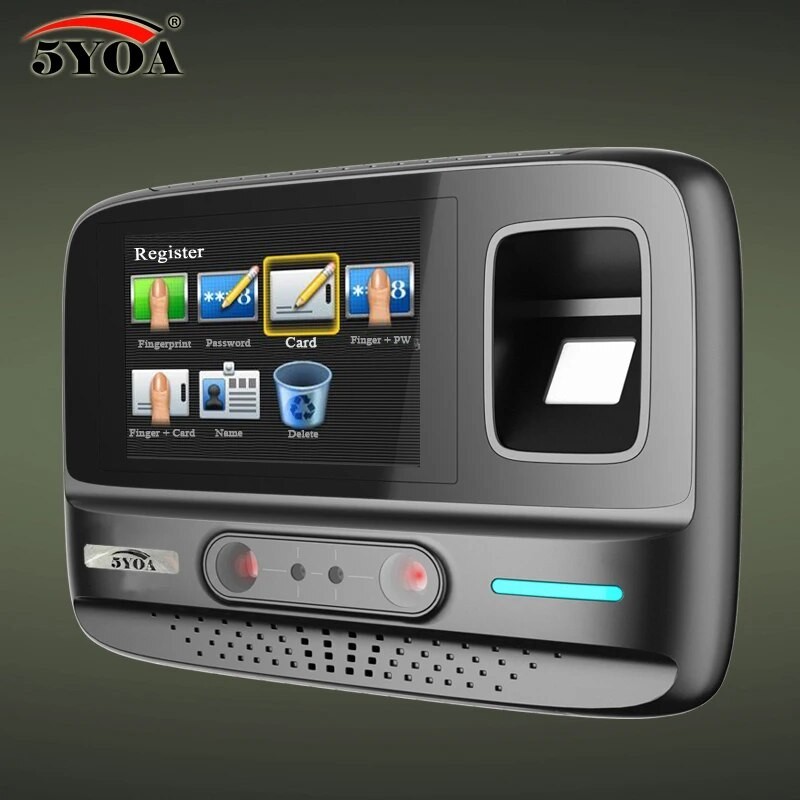 5YOA AF4 Time Attendance Management System WIFI Wireless Face ...