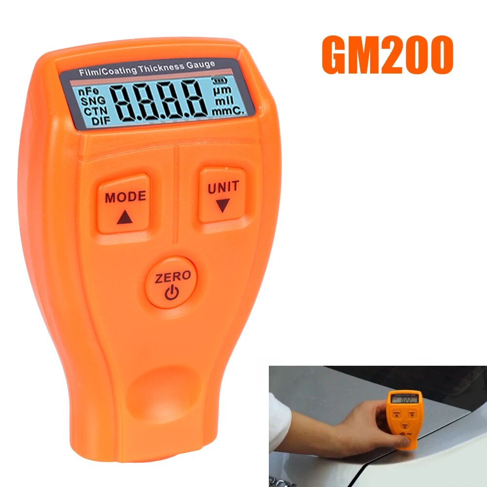 Automotive Test Tool Auto Film Coating Thickness Gauge Meter Coating ...