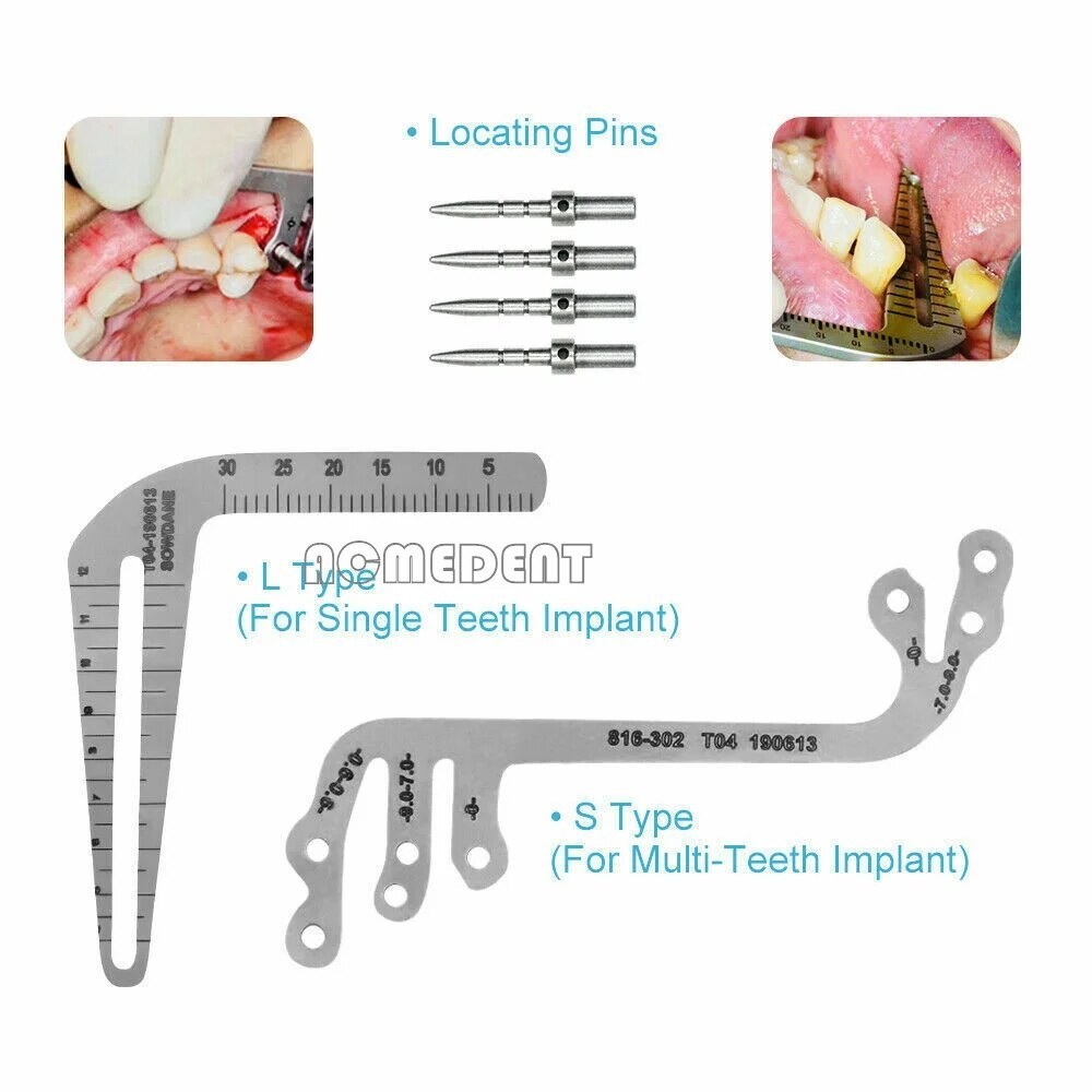 77B 1 Set Dental Implant Drill Guide Drilling Locator Positioning Depth