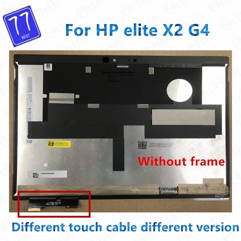 12.3'' LQ123N1JX33-A01 Laptop LCD LED Touch Screen Digitizer Assembly ...