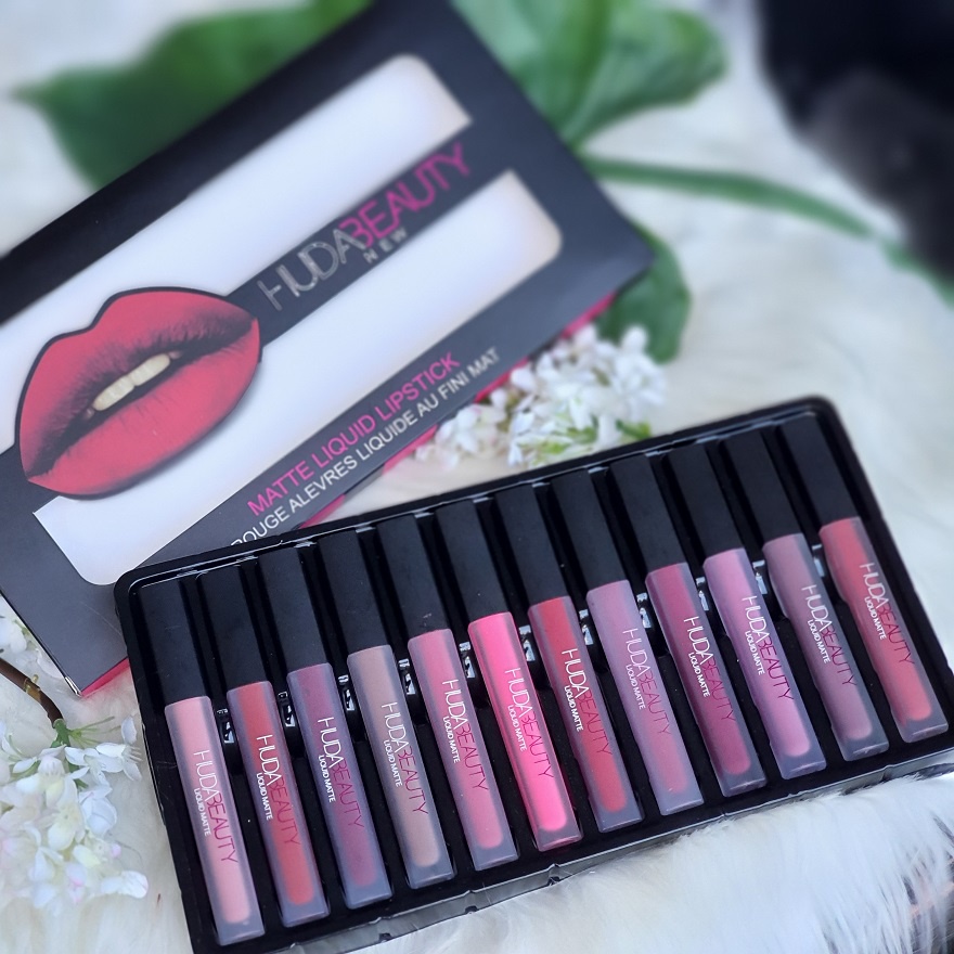 2024.seckill.COD Original Huda Beauty Liquid Matte Lipstick in 12 pcs ...