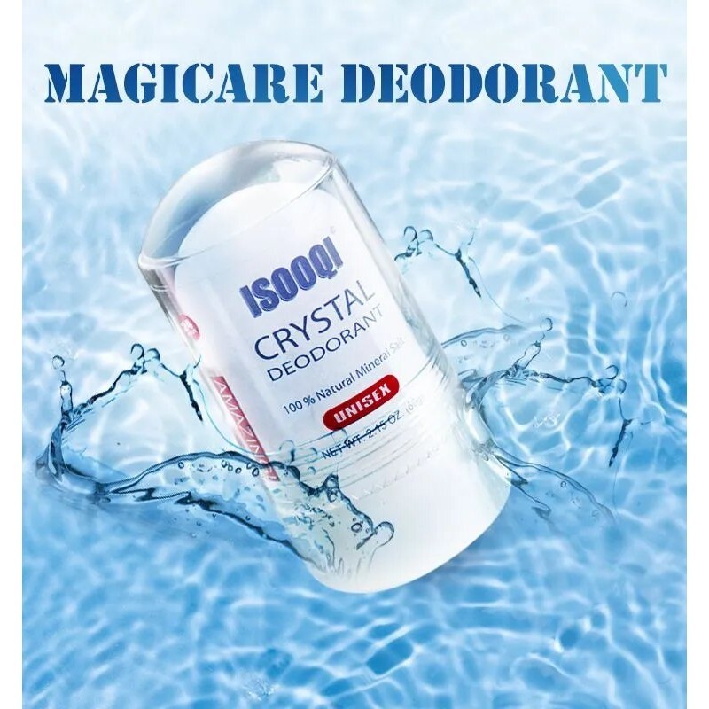 2024.seckill Salt Stone Natural Block 100 Crystal Antiperspirant Stick Unisex Mineral Alum