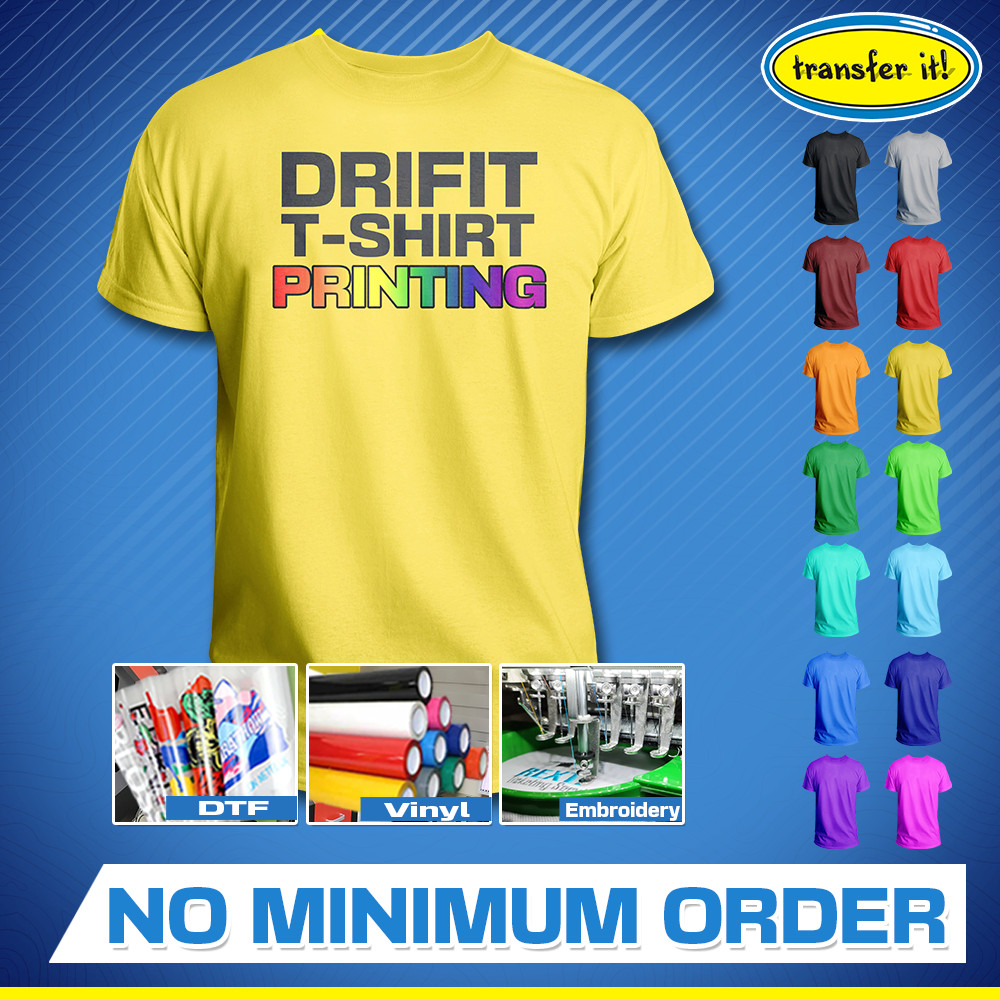 Transfer It Customized/Personalize Drifit Shirt Colored Sports ...