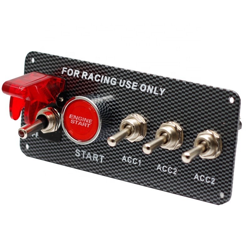 12v Ignition Switch Panel for Racing Car 5 in 1 Ignition Starter