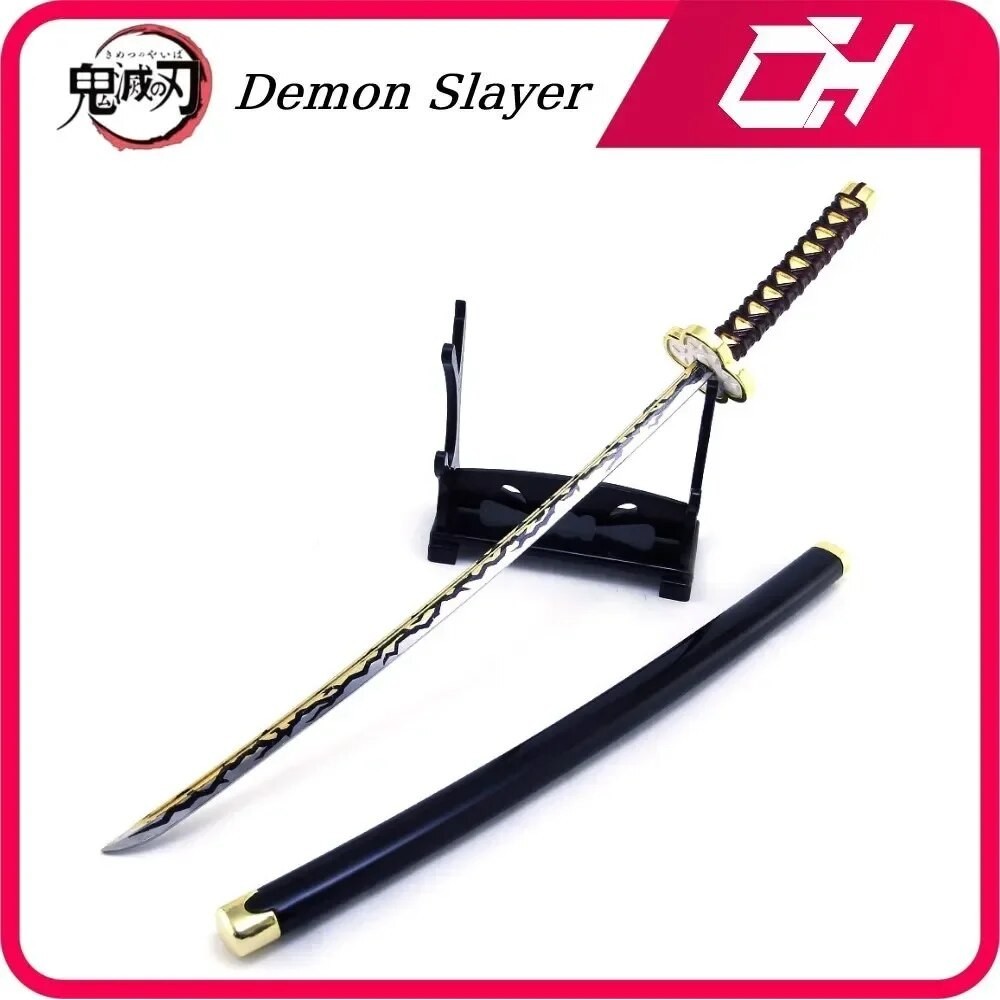 Demon Slayer Weapon Kaigaku Nichirin Blade 25cm Anime peripheral metal ...