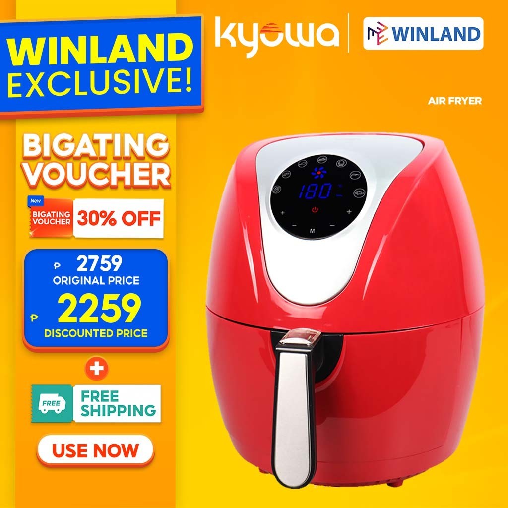 Kyowa by Winland Digital Air Fryer 7 Preset Cooking Modes 3.2Liters KW