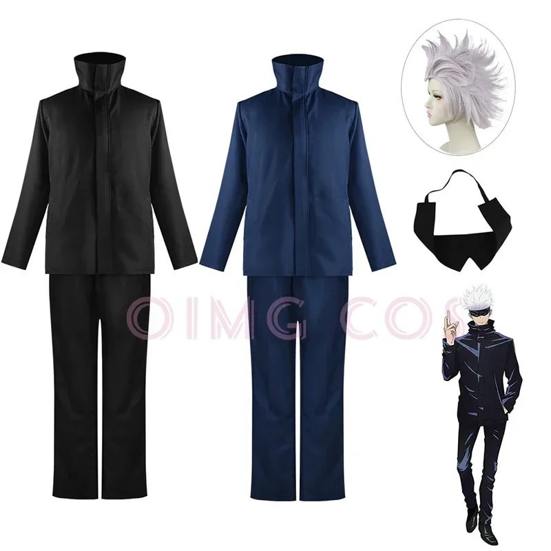 Jujutsu Kaisen Gojo Satoru Cosplay Costume Japanese Anime Game Uniform ...