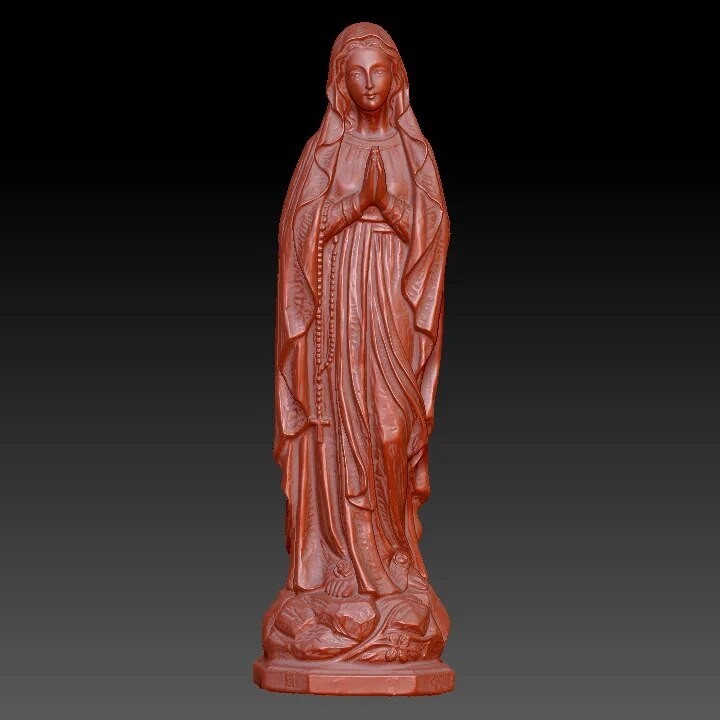 3D model for cnc or 3D printers in STL file format -Virgin Mary ...