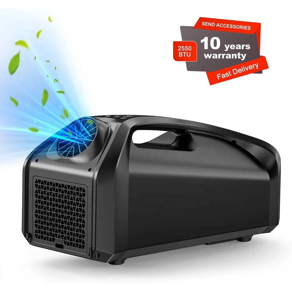 Delf Portable Outdoor Tent Camping Solar 12 24V DC Air Conditioner for ...