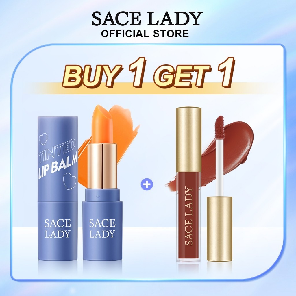 SACE LADY Lip Tint & Stain Magic Lip Balm Lasting Waterproof Tinted Lip ...