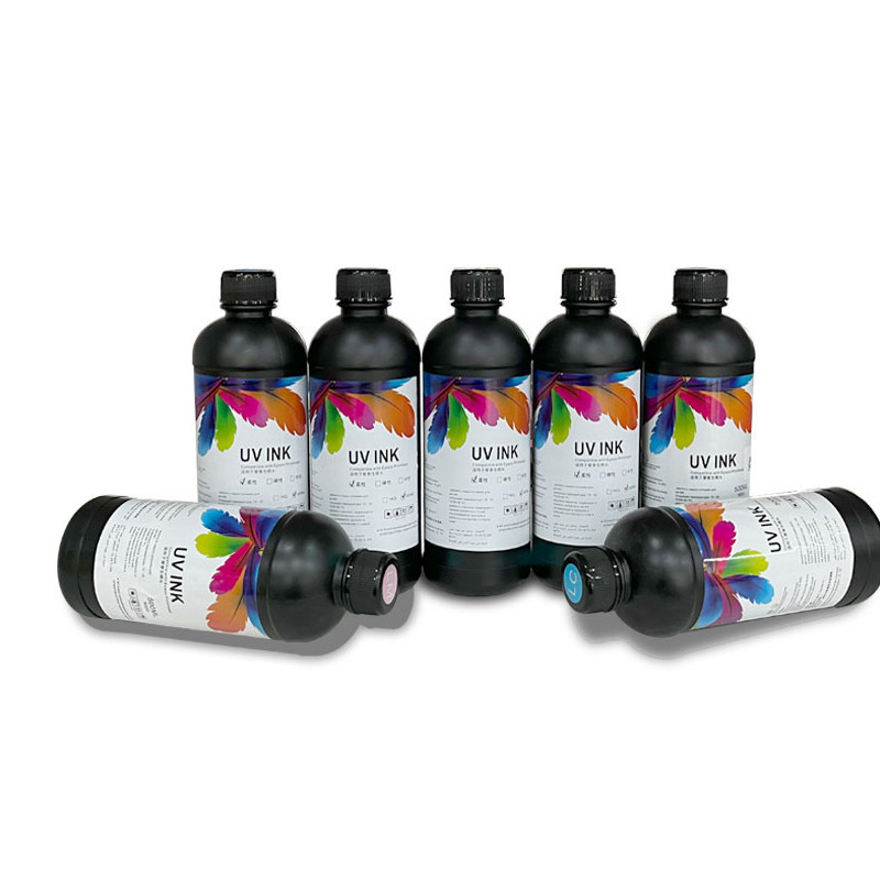 High-end Soft And Hard UV Printer Ink 1000ml Bottled for Ricoh print ...