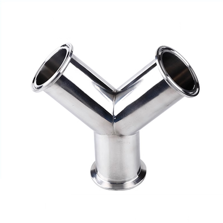 TKFM 3A SS 304 316 Tri Clamp/Welded Sanitary Stainless Steel Y Type 3