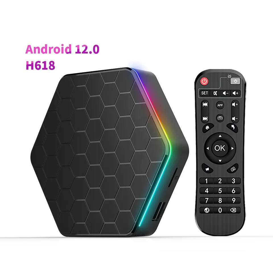 Android TV Box 12.0 - 4GB RAM + 64GB ROM, WiFi 6, Bluetooth 5.0, Supporto 8K, H618 Quad-Core - Foto 7