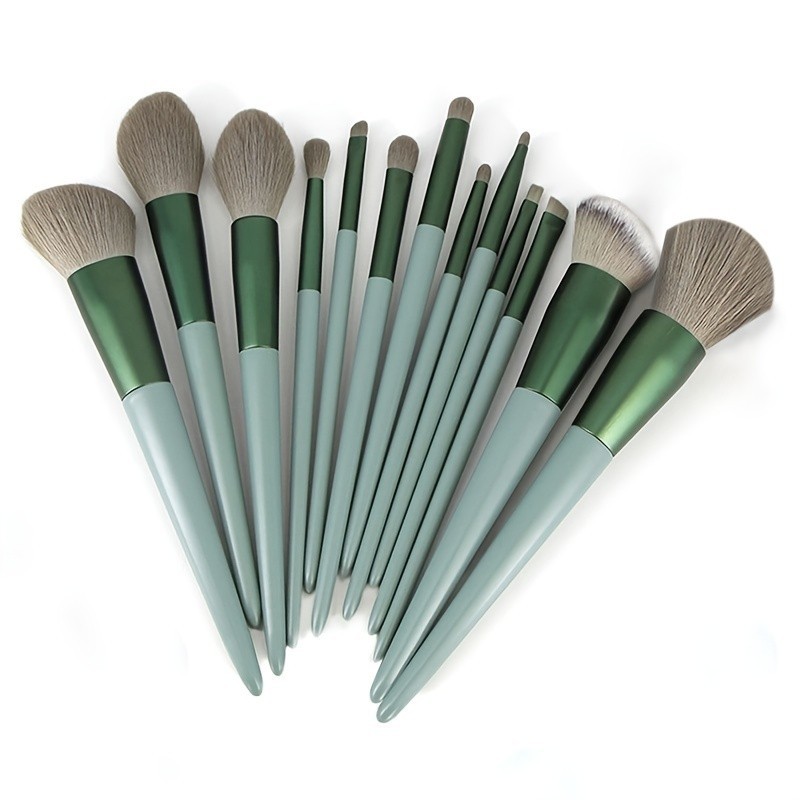 13PCS Soft Fluffy Makeup Brushes Set for cosmetics Foundation Blush ...