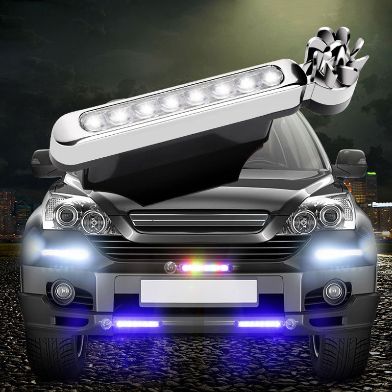 유A Pair of Wind Powered Car LED DayTime Running Light Auxiliary ...