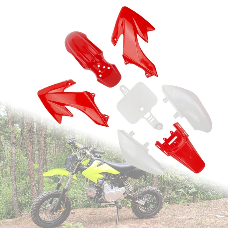 ☍Plastic Fairing Body Kits Fenders Mudguard For CRF50 XR50 Pit Dirt Motorcycle Trail Bikes 50cc