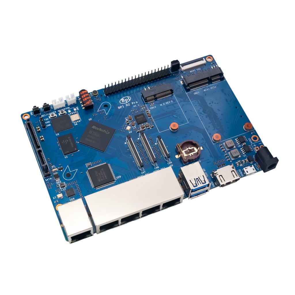 Smart Gateway Router Banana Pi BPI R2 Pro audio control main board with ...