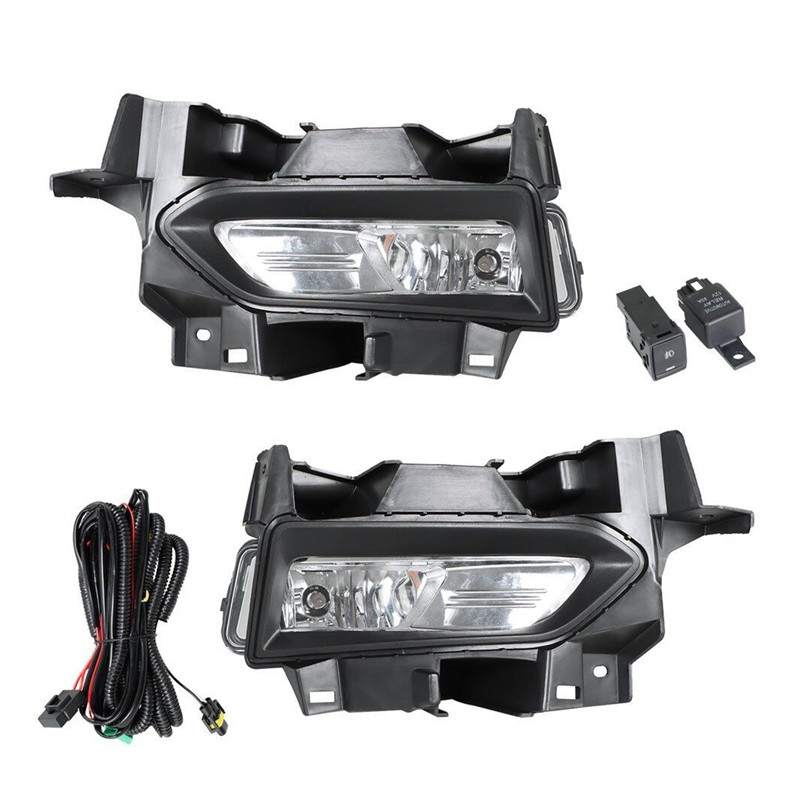 Auto Lighting System Car Fog Lamp Set The Harness And Switch Fog Light