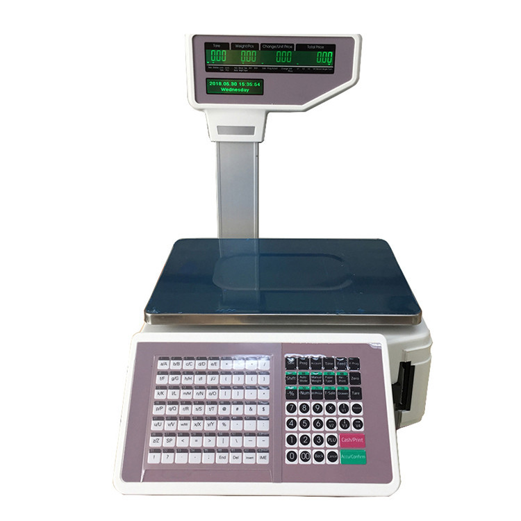 Electronic Scale Label Printer Weighing Scale Label Printing Barcode Printing Weighing Scale