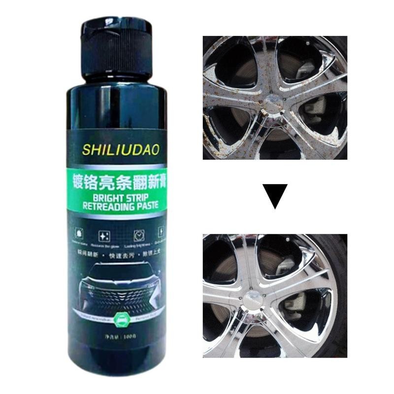 ☾Car Chrome Polish Metal Cleaner & Polish MultiPurpose 100g Instant