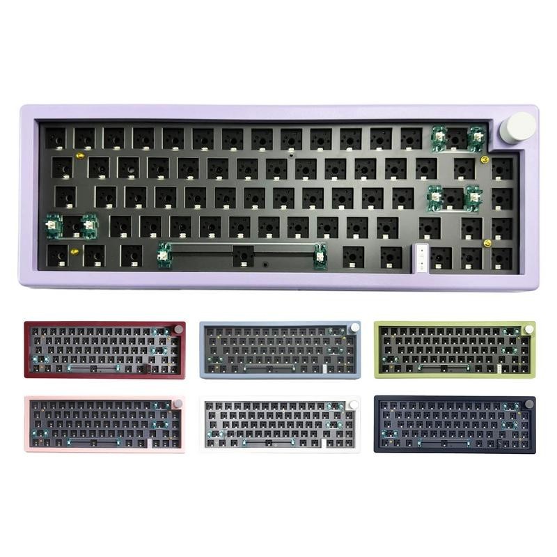 Wired Game Keyboard Compact 67 Keys RGB Backlit Mechanical Keyboard ...
