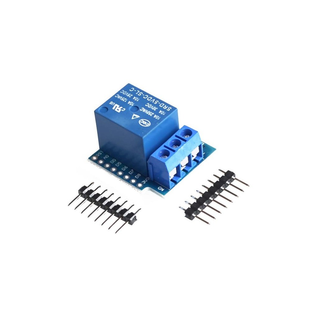 【1Set One Channel Wemos D1 Mini Relay Shield Wemos D1 Mini Relay Module ...