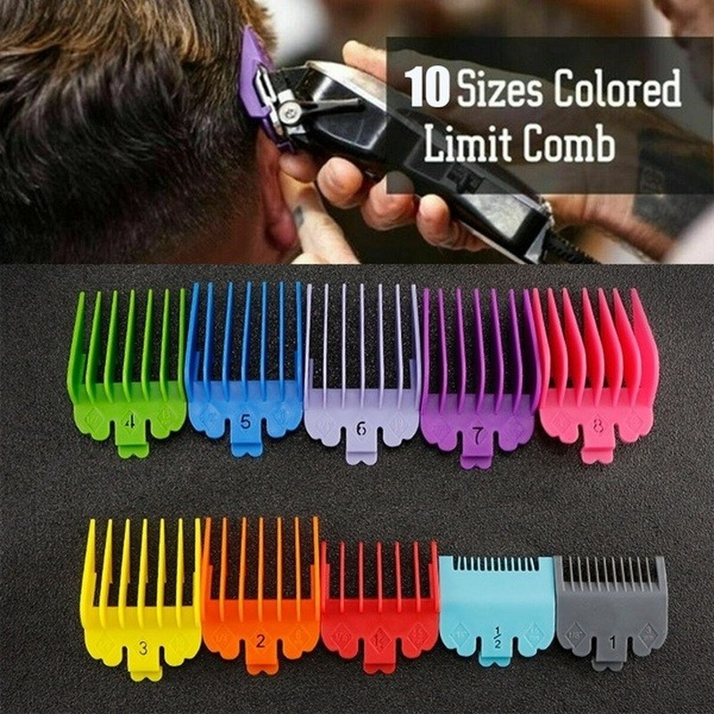 10pcs/set 1.5-25mm professional haircut positioning comb | Shopee ...