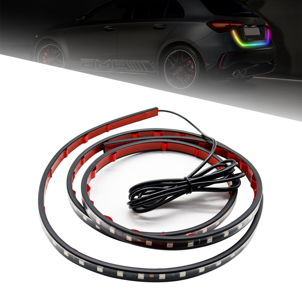 Strobe Running Streamer Led strip lights Dynamic Streamer For car hood ...