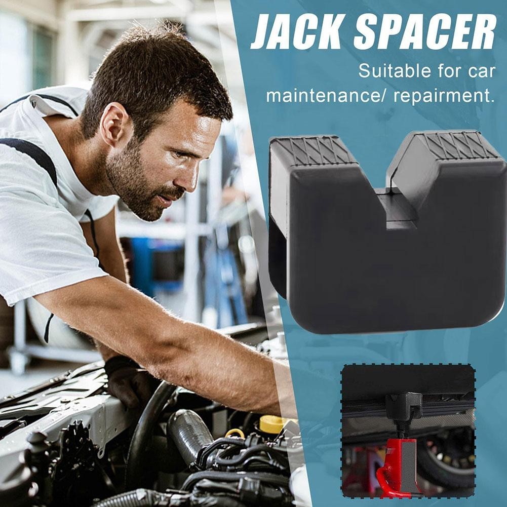 【Jack Bracket Rubber Protect Jack Point Railing Anti Repair Car Auto ...