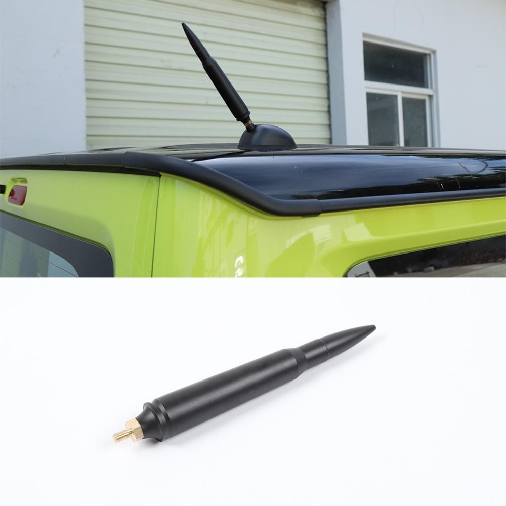 ⚔Jimny Aluminum alloy Antenna, Bullet Car Antenna Replacement for 2019 ...