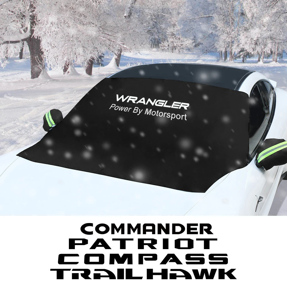 ☆Car Windshield Snow Block Sunshade Accessories For Jeep RENEGADE WRANGLER PATRIOT COMMANDER COM