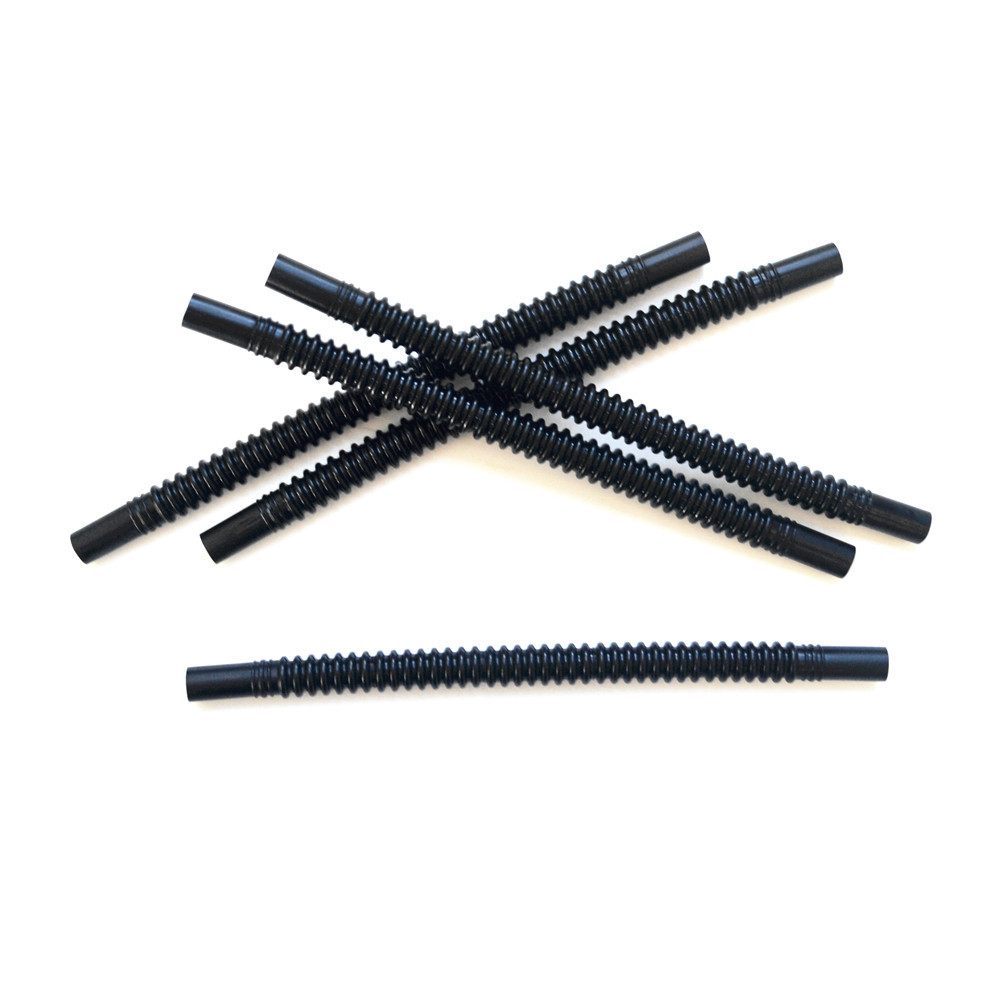 ⓞID8mm 200mm Black PA12 plastic bendable assembly line corrugated
