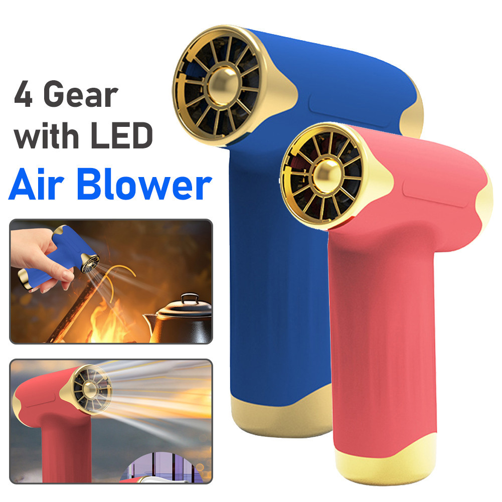 ☍Powerful Electric Air Blower Mini Turbo Jet Fan High Speed Turbine ...