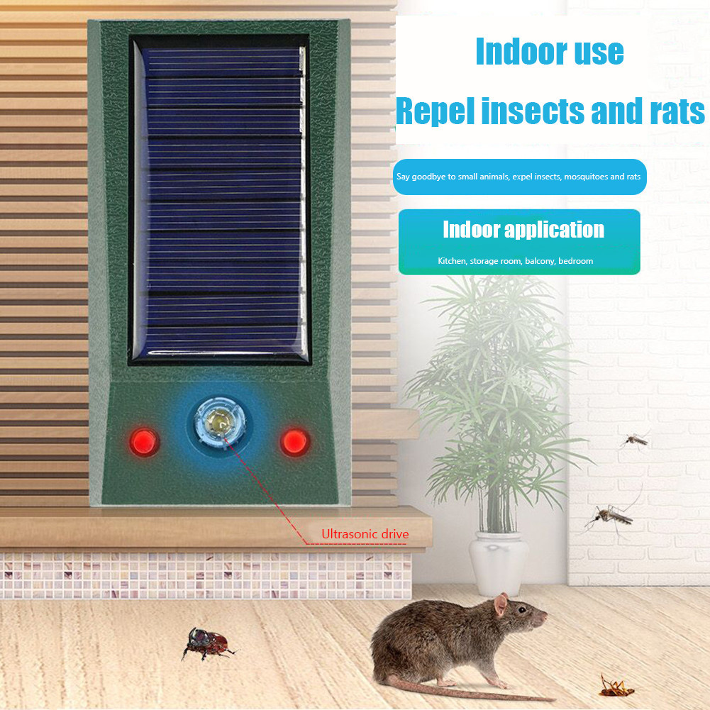 ☀Mini Electronic Ultrasonic Bird Repeller IP66 Waterproof Pigeon