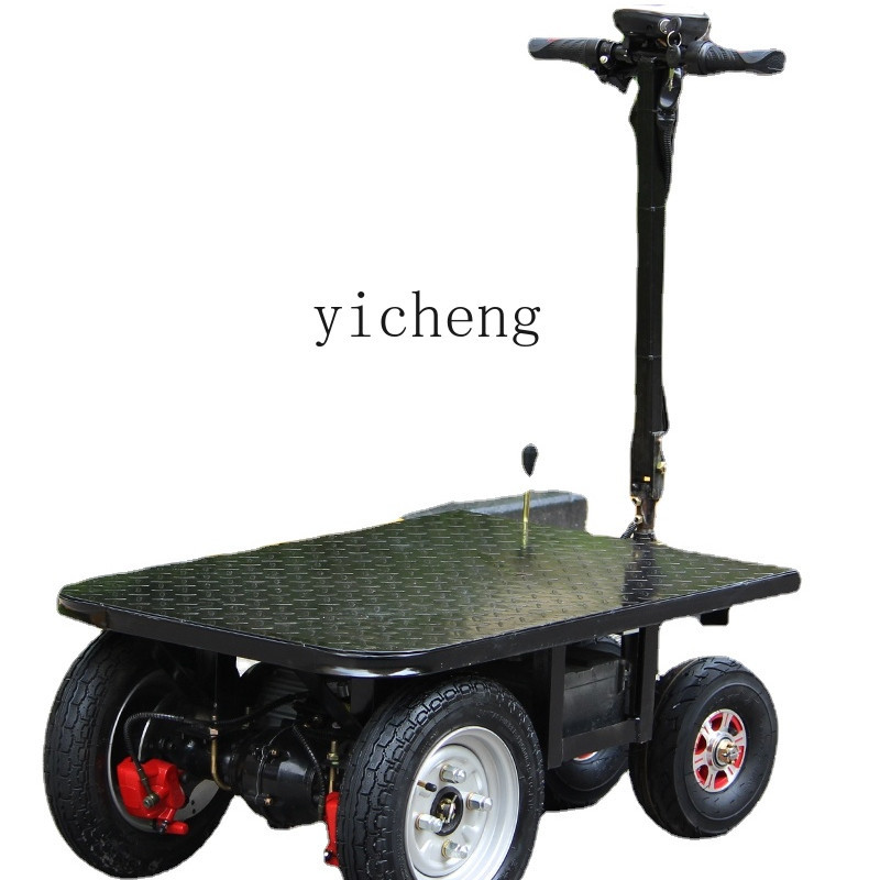 Inverted Donkey Electric Flat Truck Truck Warehouse Cargo Turnover ...