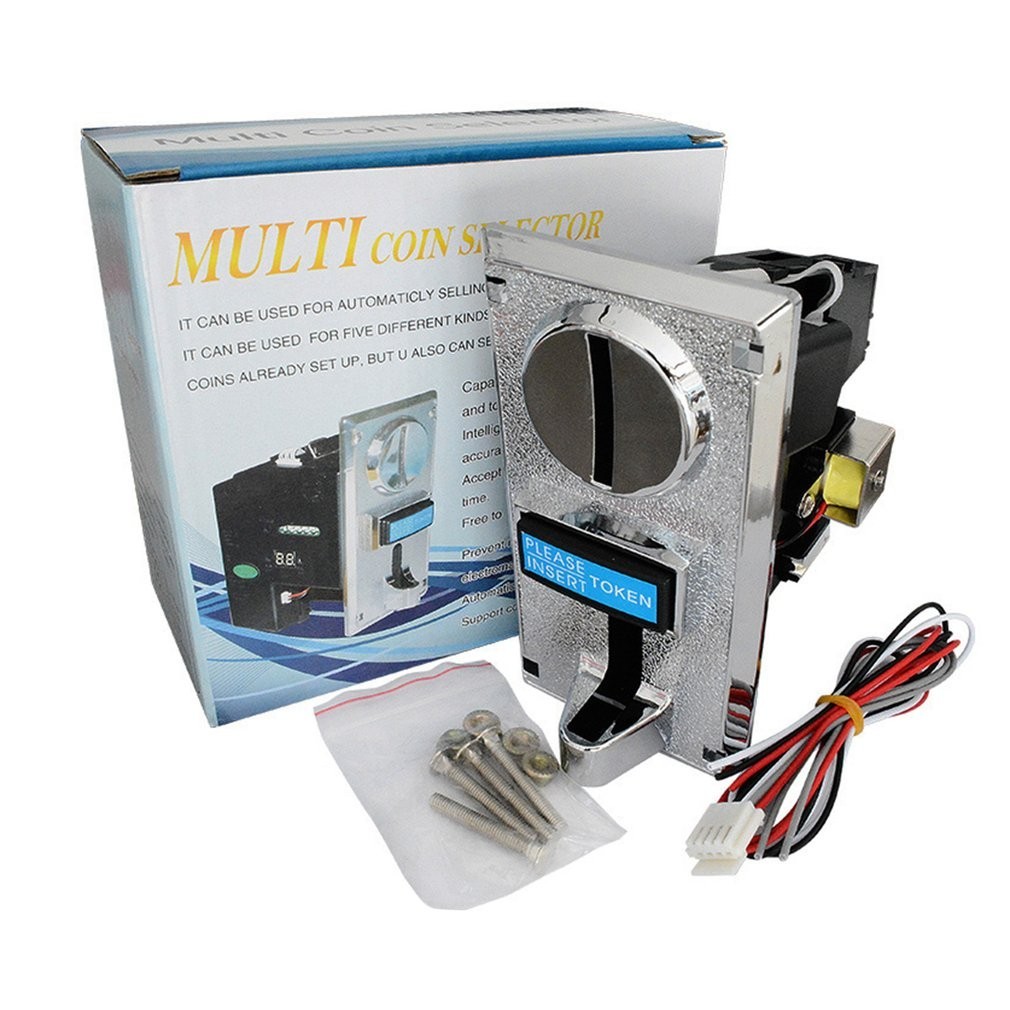 웃Multi Coin Acceptor Electronic Roll Down Coin Acceptor Selector ...